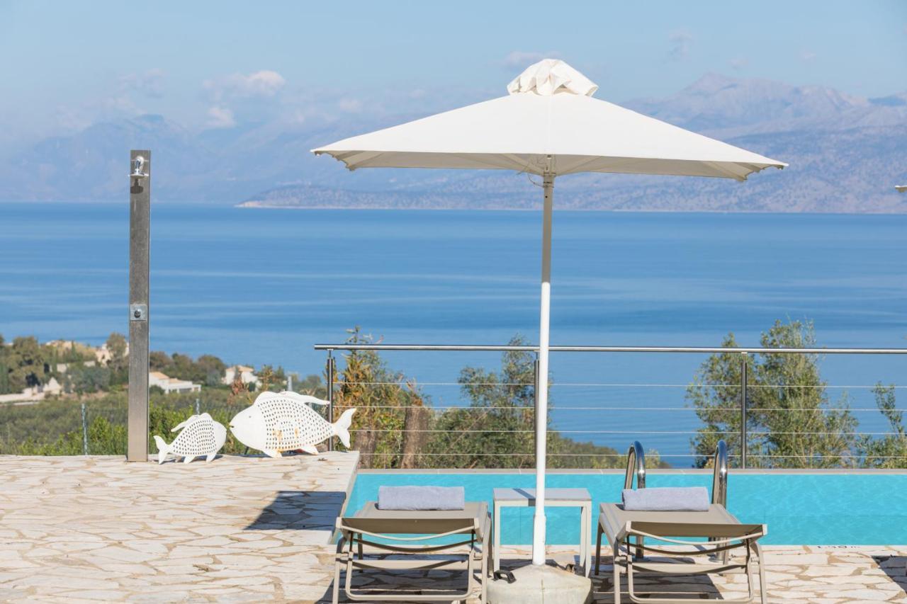 Villa Pietra Gialla By Rodostamo Collection Kassiopi Bagian luar foto