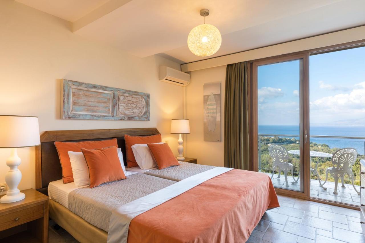 Villa Pietra Gialla By Rodostamo Collection Kassiopi Bagian luar foto